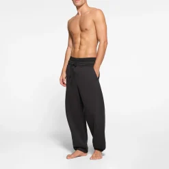 FLEECE LOUNGE MENS OVERSIZED JOGGER | WASHED ONYX