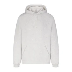 FLEECE LOUNGE MENS OVERSIZED HOODIE | LIGHT HEATHER GREY