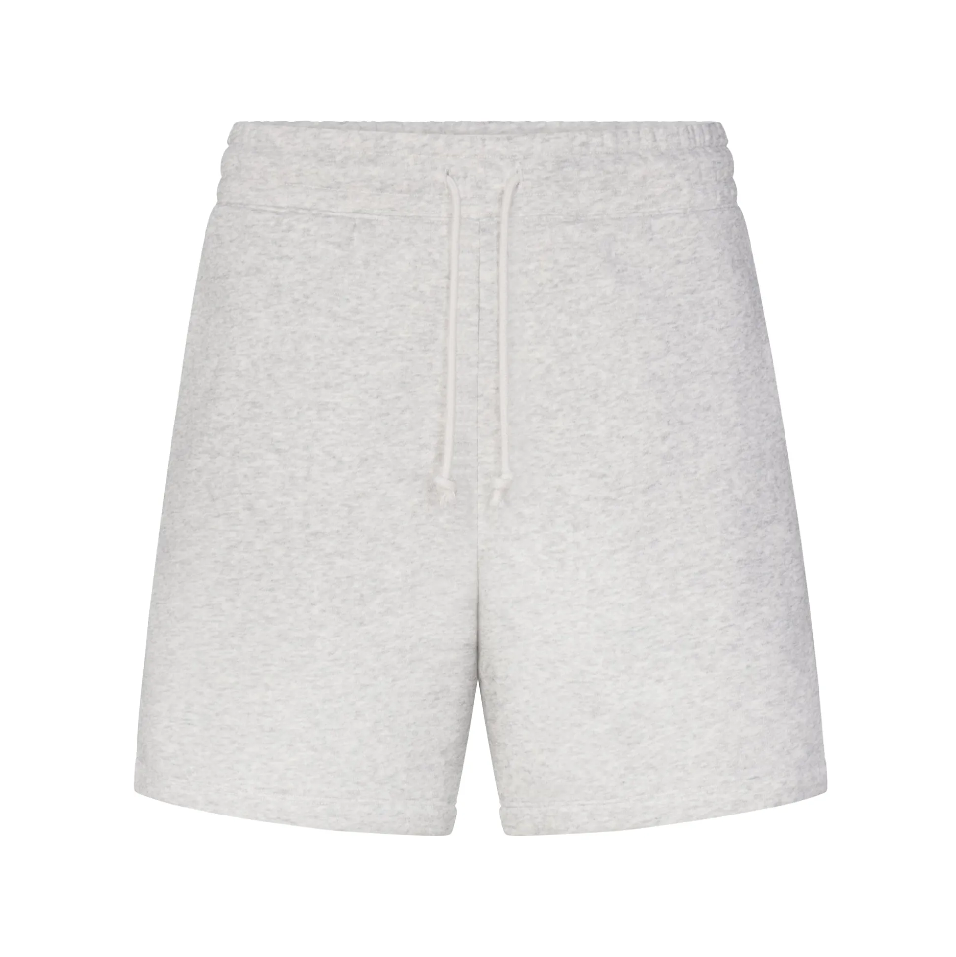 FLEECE LOUNGE MENS RELAXED SHORT | LIGHT HEATHER GREY