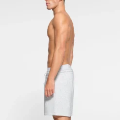FLEECE LOUNGE MENS RELAXED SHORT | LIGHT HEATHER GREY