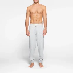 FLEECE LOUNGE MENS TAPERED JOGGER | LIGHT HEATHER GREY