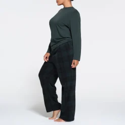 FLEECE SLEEP UNISEX DRAWSTRING PANT | CYPRESS PLAID