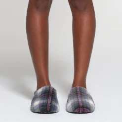 FLEECE SLEEP UNISEX SLIPPER | MULTI PLAID