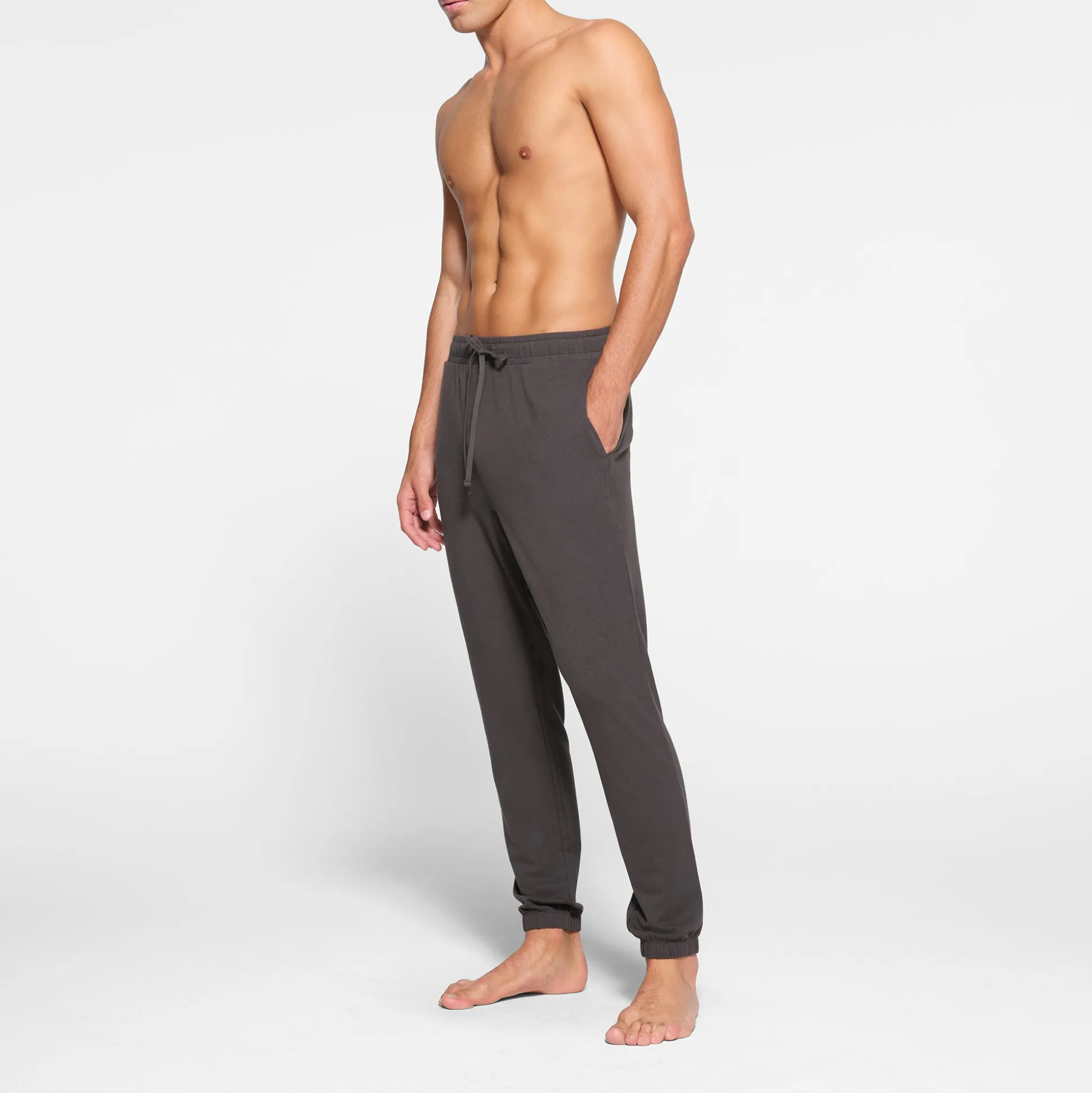 JERSEY LOUNGE MENS JOGGER | ASH