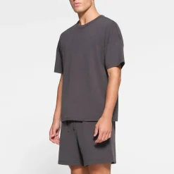 JERSEY LOUNGE MENS OVERSIZED T-SHIRT | ASH