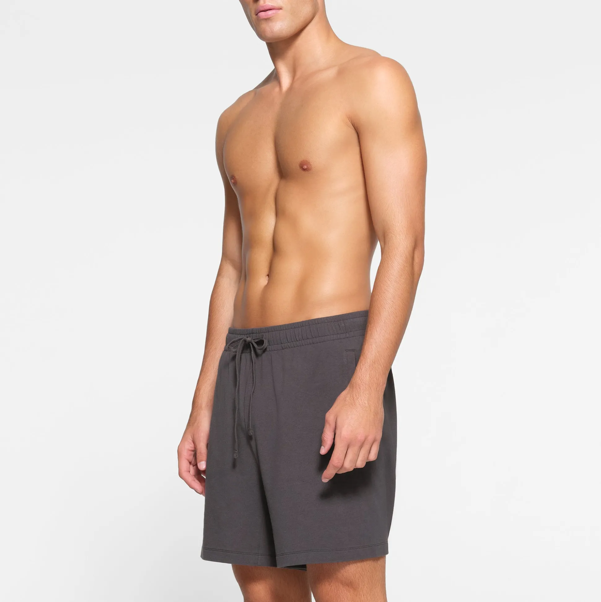 JERSEY LOUNGE MENS RELAXED SHORT | ASH