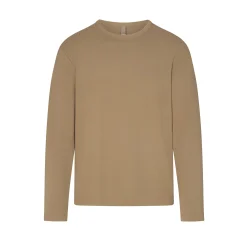 JERSEY LOUNGE MENS RELAXED LONG SLEEVE T-SHIRT | KHAKI
