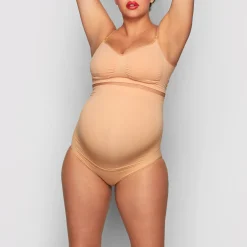 MATERNITY NURSING SCULPTING BRA | OCHRE