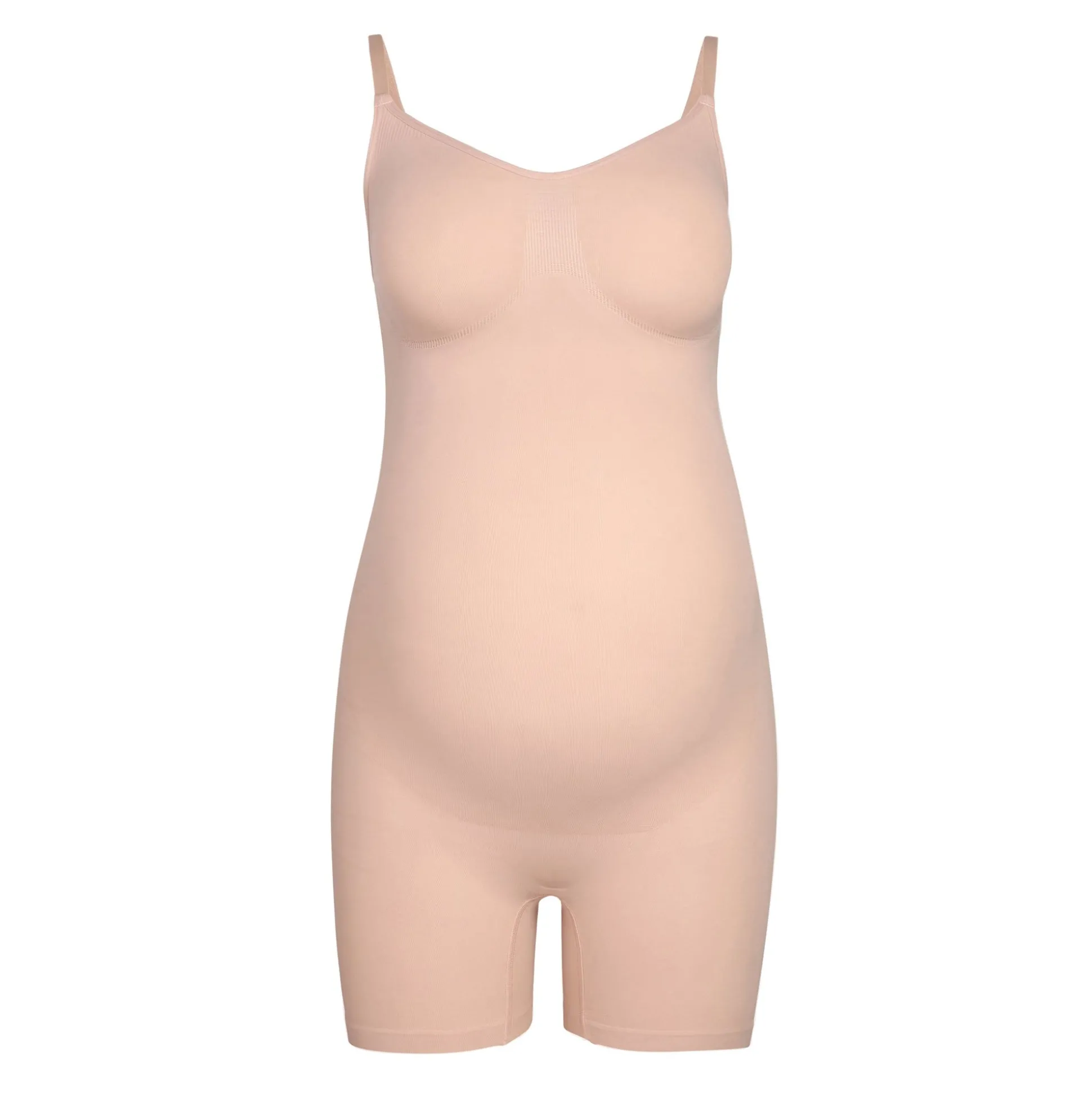 MATERNITY SCULPTING BODYSUIT MID THIGH | MICA