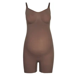 MATERNITY SCULPTING BODYSUIT MID THIGH | OXIDE