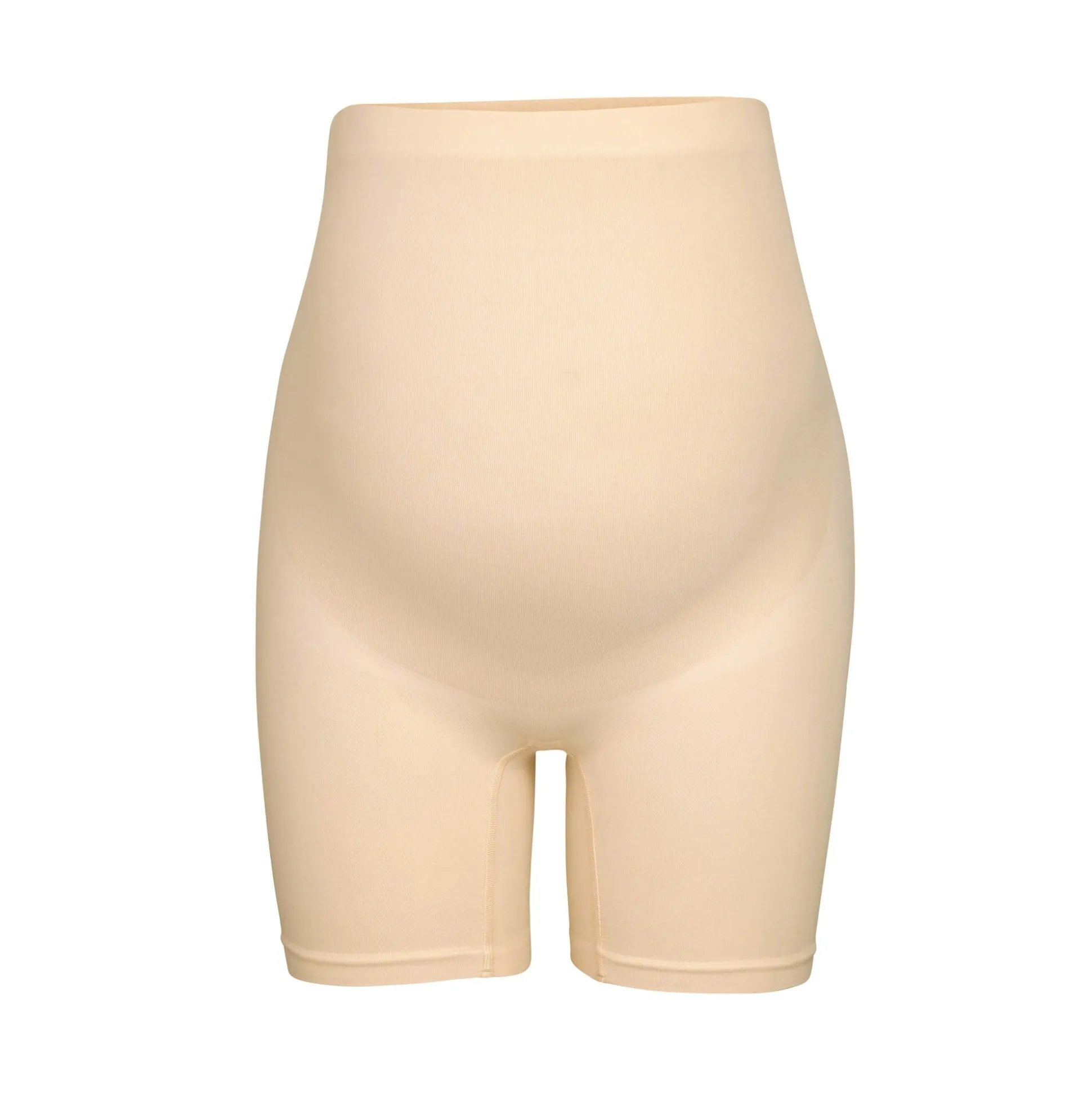 MATERNITY SCULPTING SHORT MID THIGH | SAND
