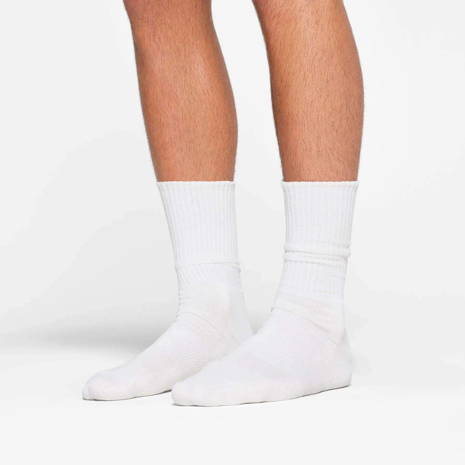 MENS TUBE CREW SOCK 3-PACK | CHALK