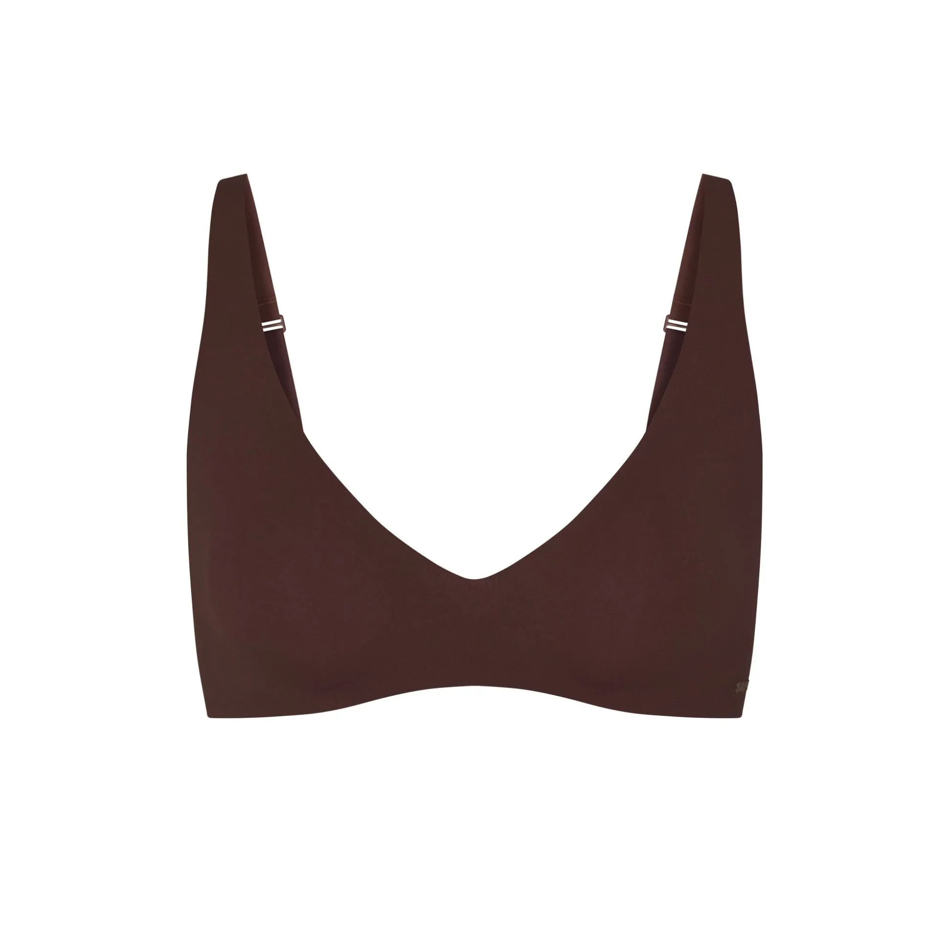 NAKED PLUNGE BRALETTE | COCOA