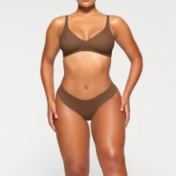 NAKED PLUNGE BRALETTE | JASPER