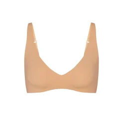 NAKED PLUNGE BRALETTE | OCHRE