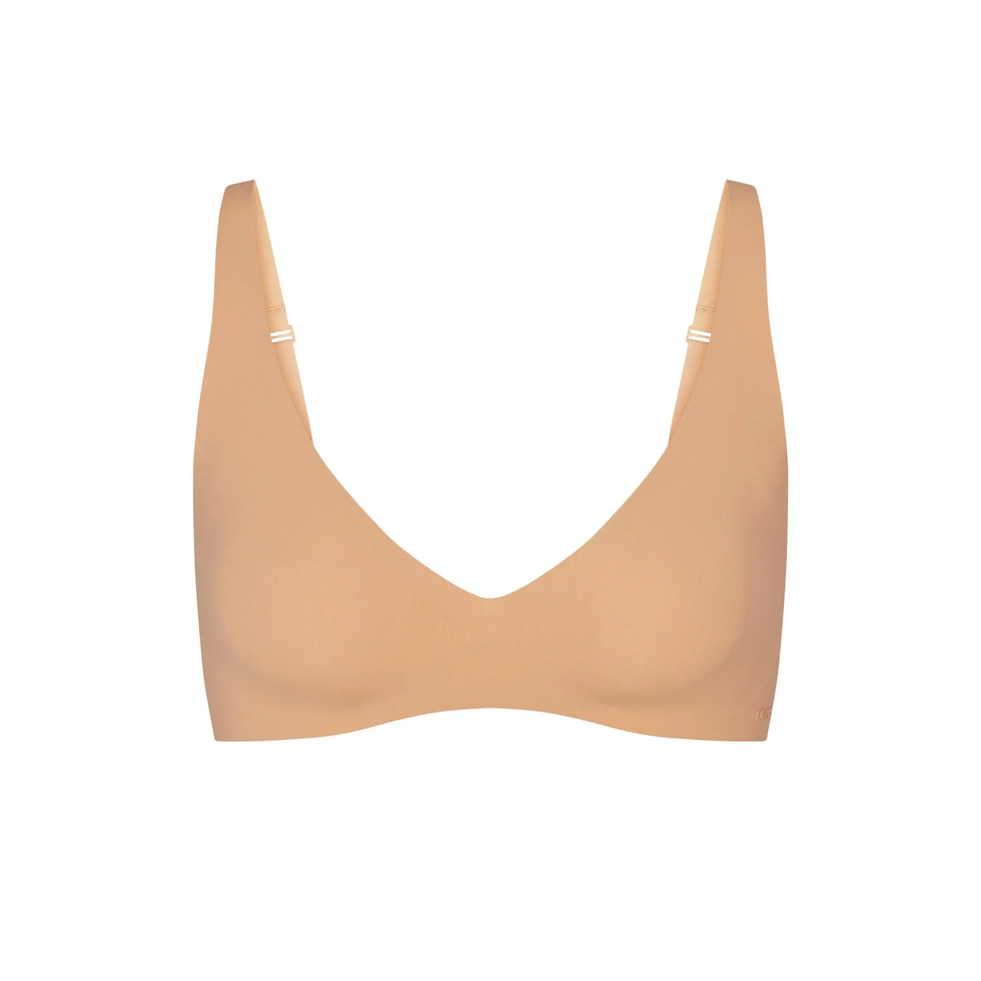 NAKED PLUNGE BRALETTE | OCHRE