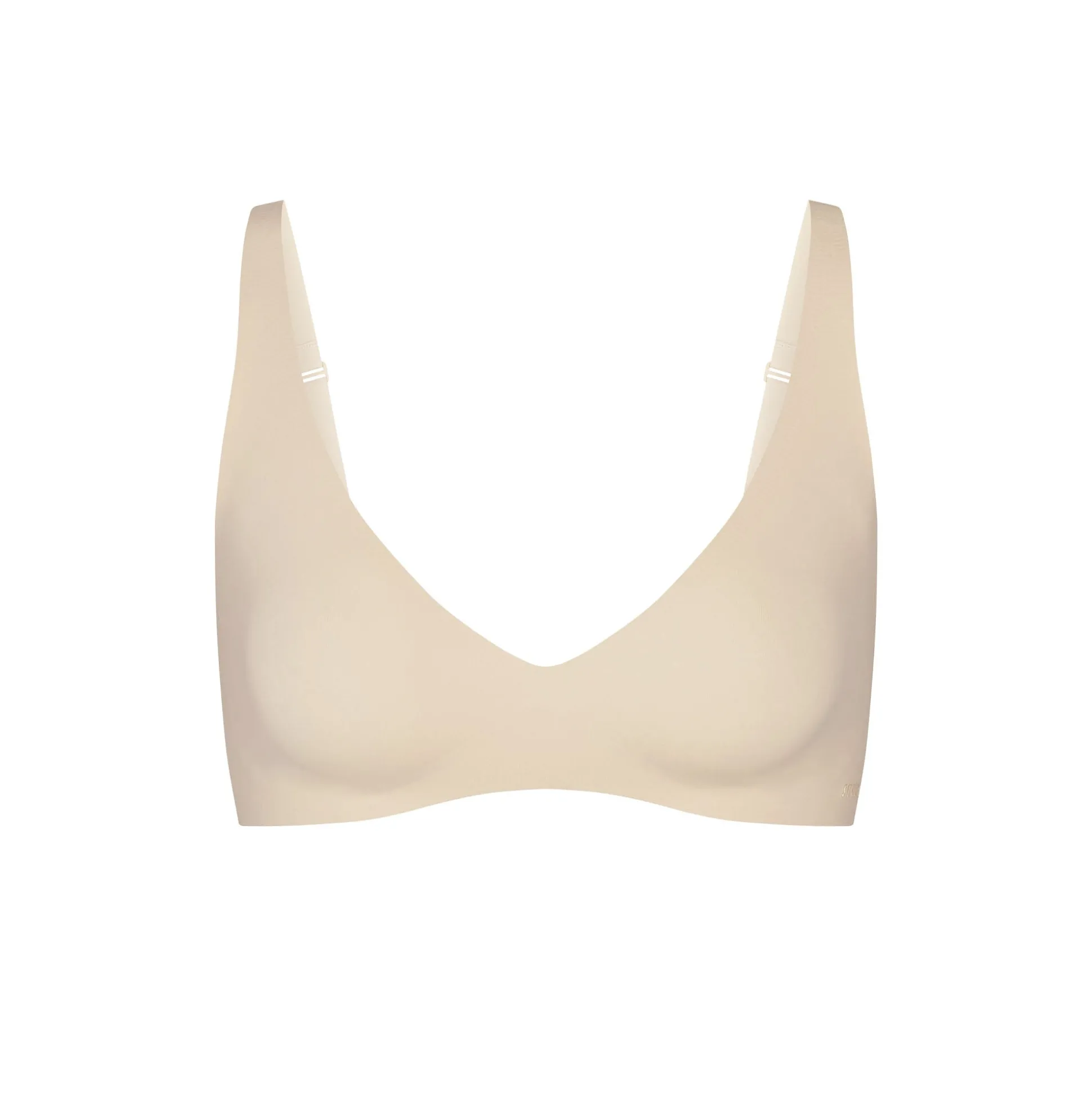 NAKED PLUNGE BRALETTE | SAND