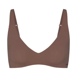 NAKED PLUNGE BRALETTE | UMBER