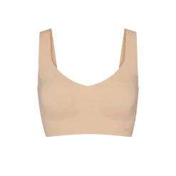 NAKED PLUNGE LONGLINE BRALETTE | CLAY