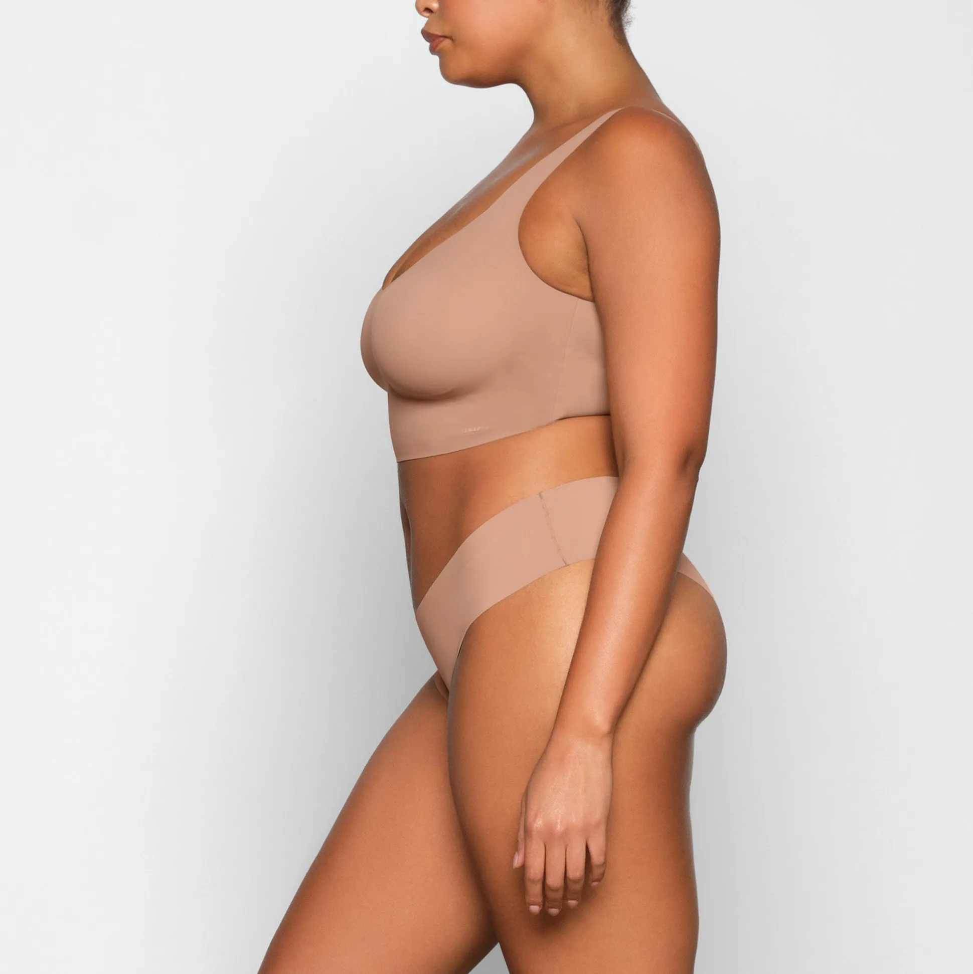 NAKED PLUNGE LONGLINE BRALETTE | SIENNA