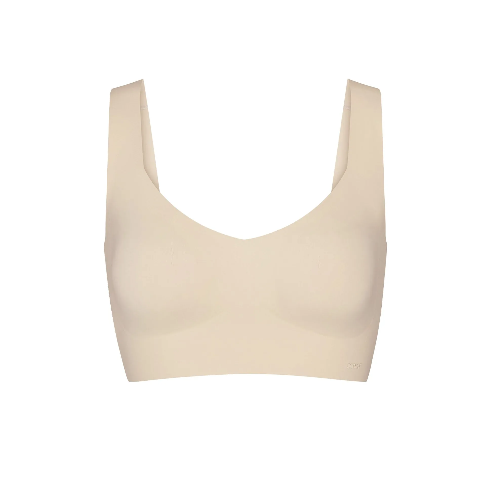 NAKED PLUNGE LONGLINE BRALETTE | SAND