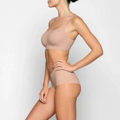NAKED SCOOP BRALETTE | CLAY
