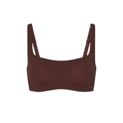 NAKED SCOOP BRALETTE | COCOA