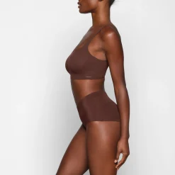 NAKED SCOOP BRALETTE | COCOA