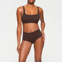 NAKED SCOOP BRALETTE | ESPRESSO