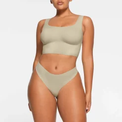 NAKED SCOOP LONGLINE BRALETTE | TALC