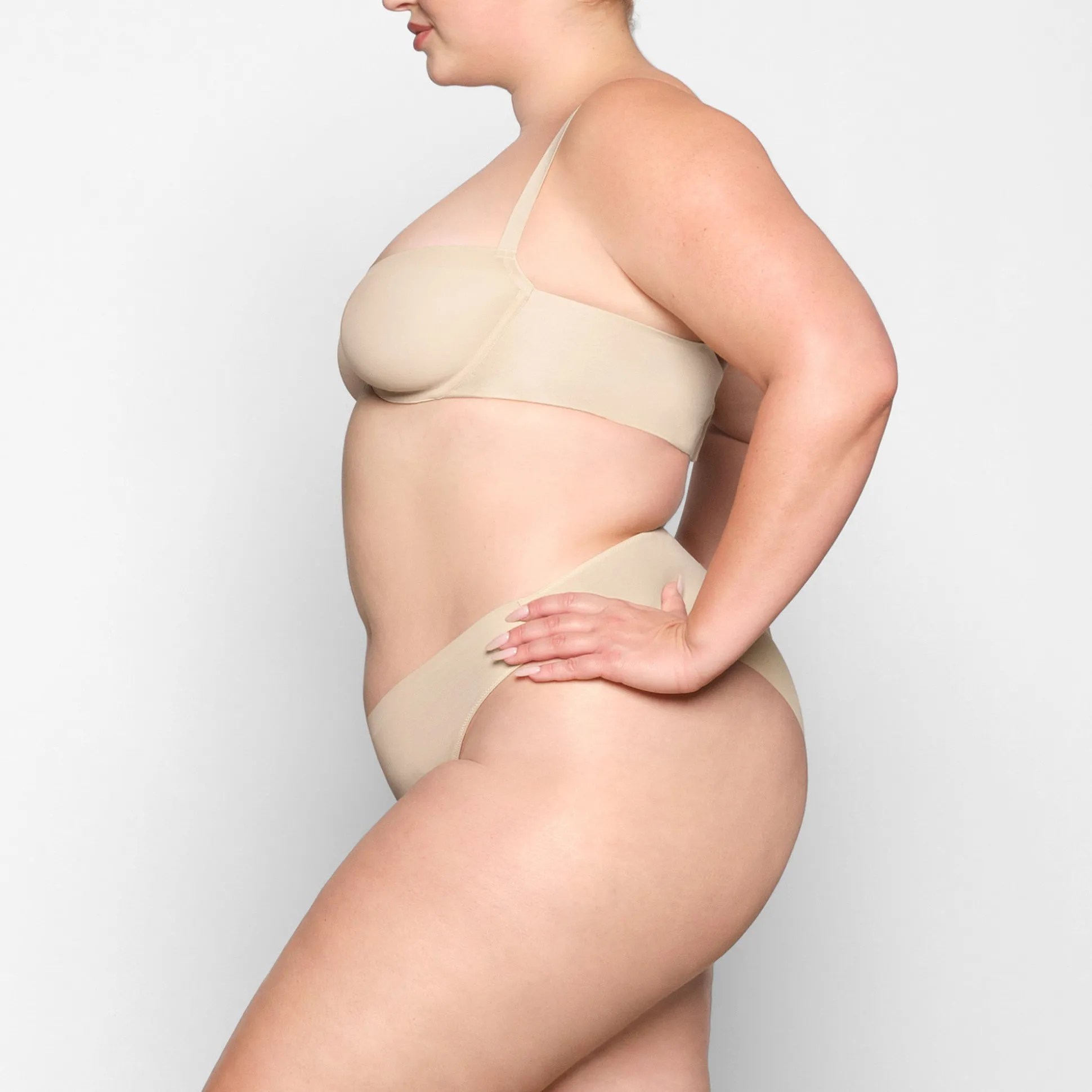 NO SHOW UNLINED BALCONETTE BRA | SAND