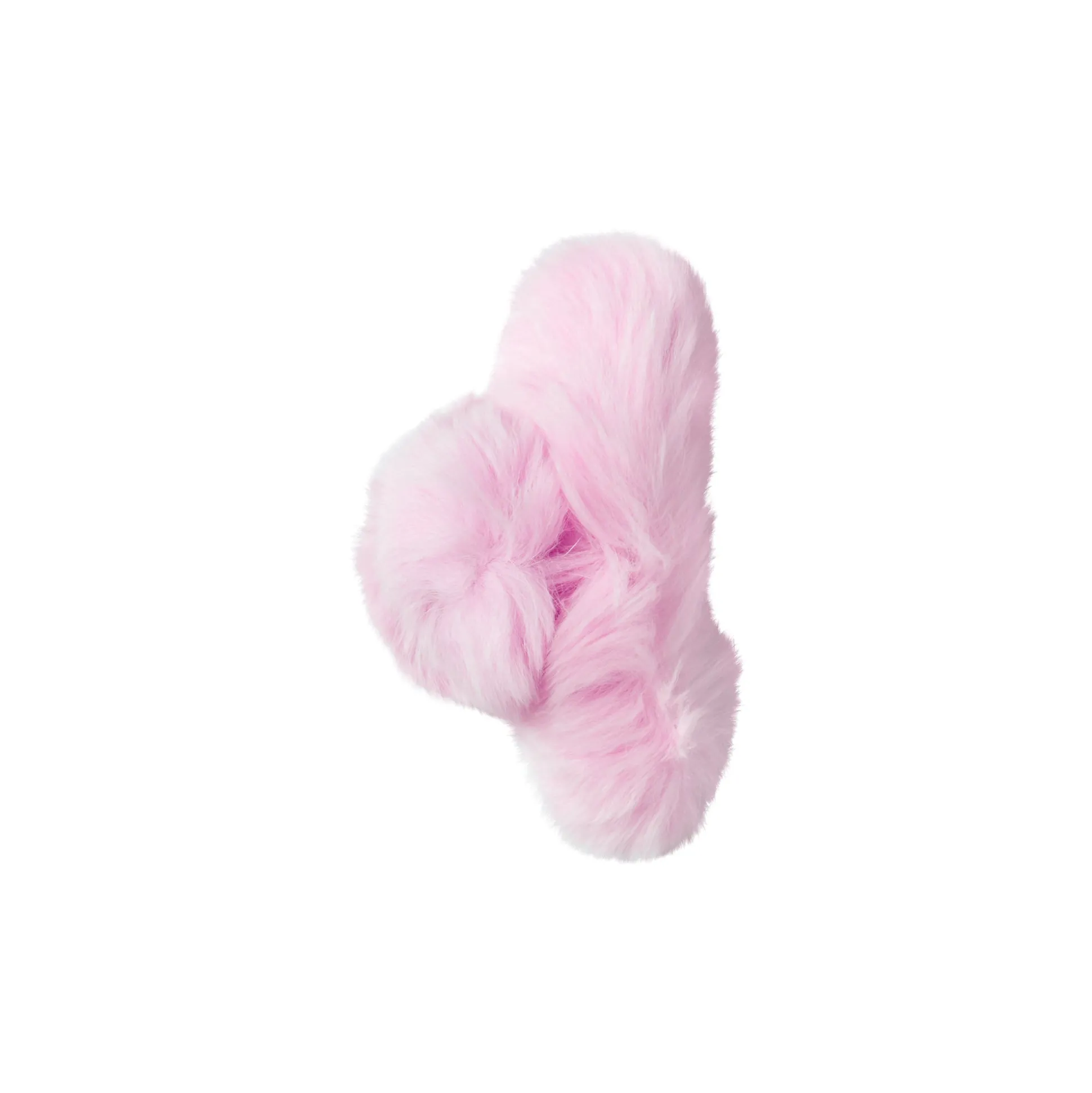 PLUSH HAIR CLIP | BABY PINK