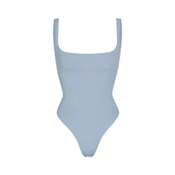 RAW EDGE CAMI BODYSUIT | DENIM