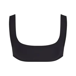 RAW EDGE MICRO SCOOP BRALETTE | ONYX