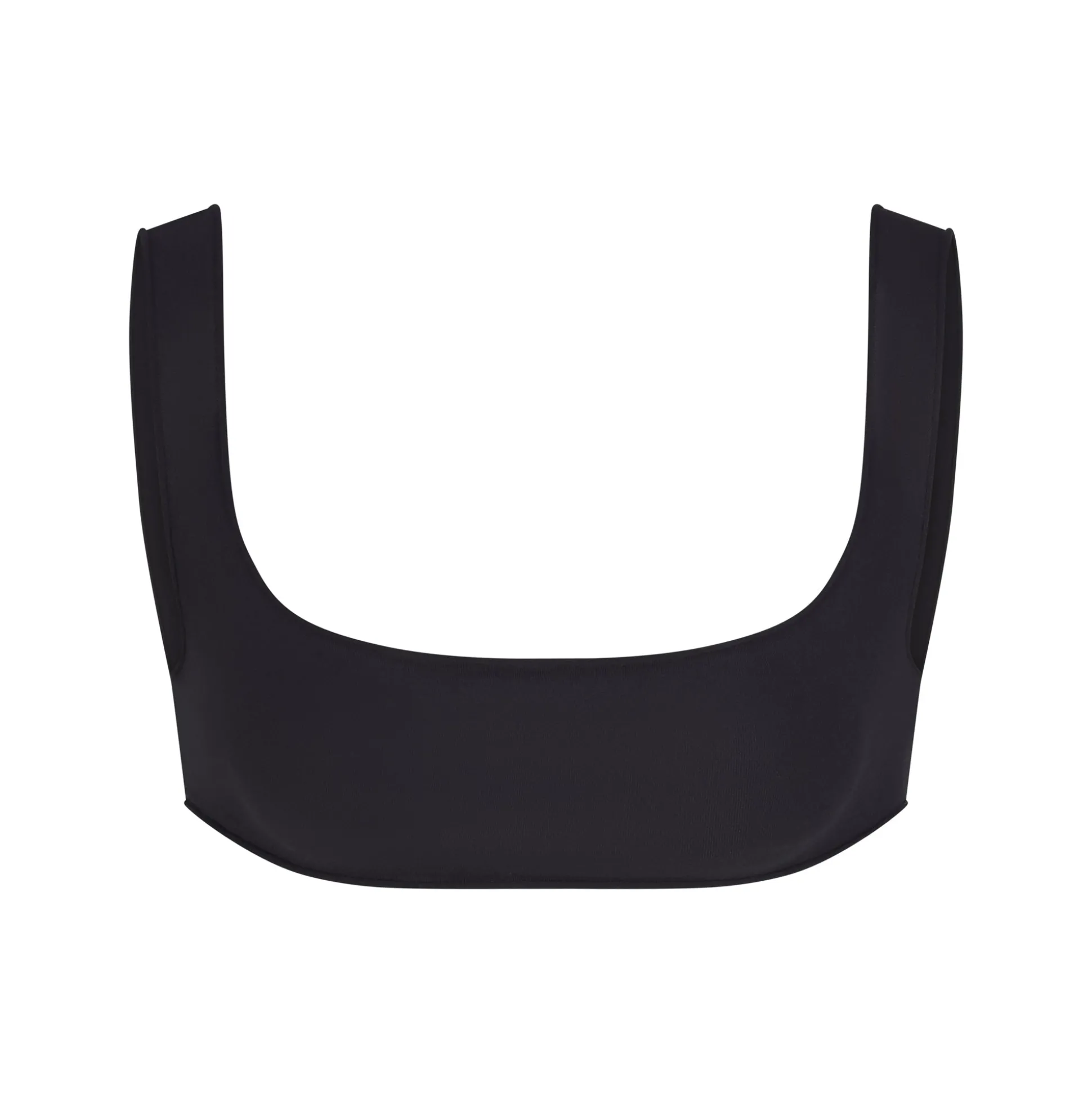 RAW EDGE MICRO SCOOP BRALETTE | ONYX