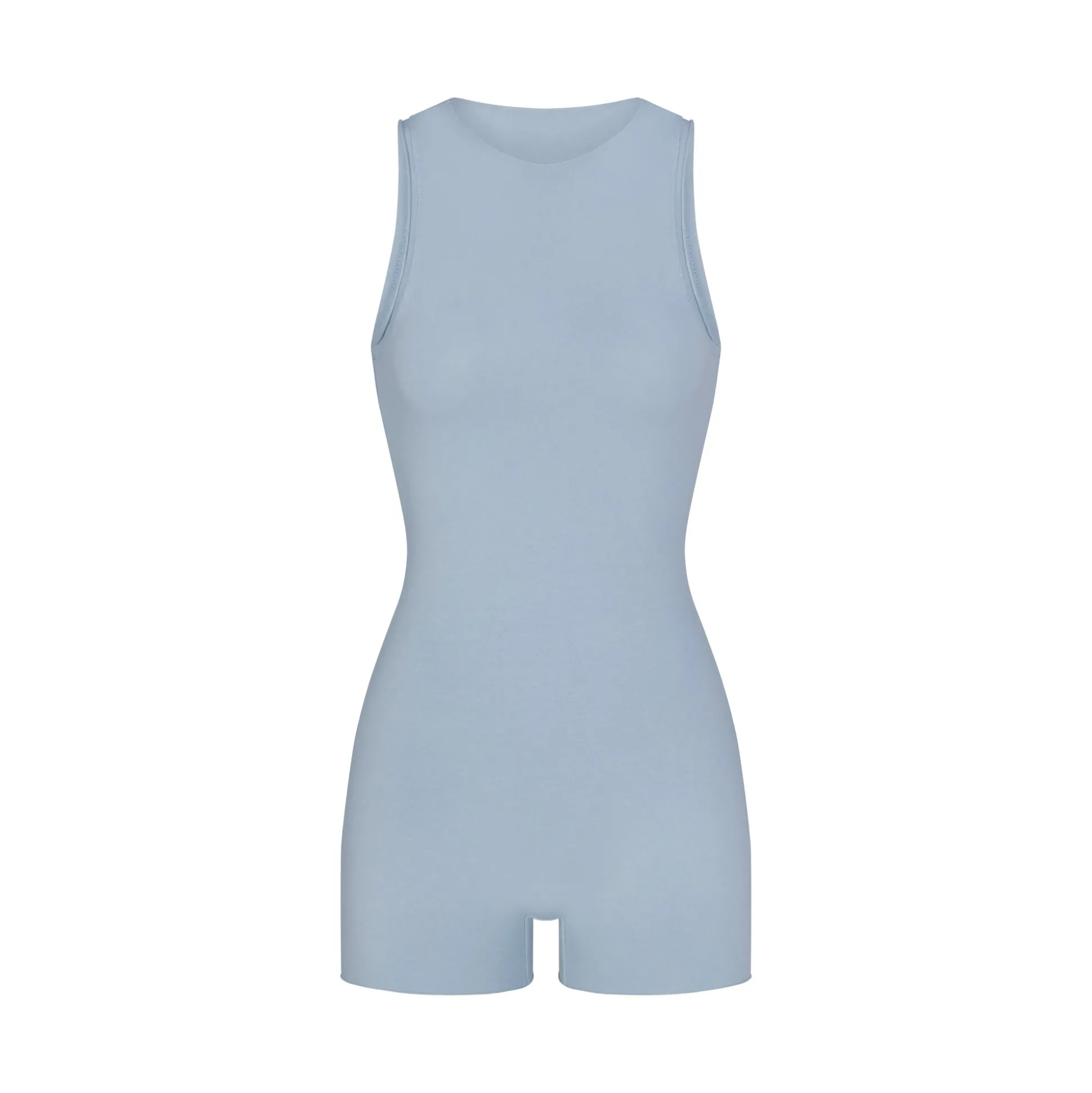 RAW EDGE ONESIE | DENIM