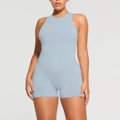 RAW EDGE ONESIE | DENIM