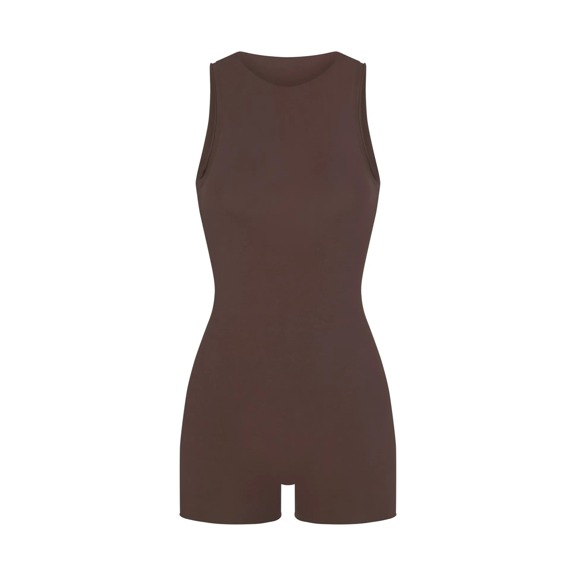 RAW EDGE ONESIE | ESPRESSO