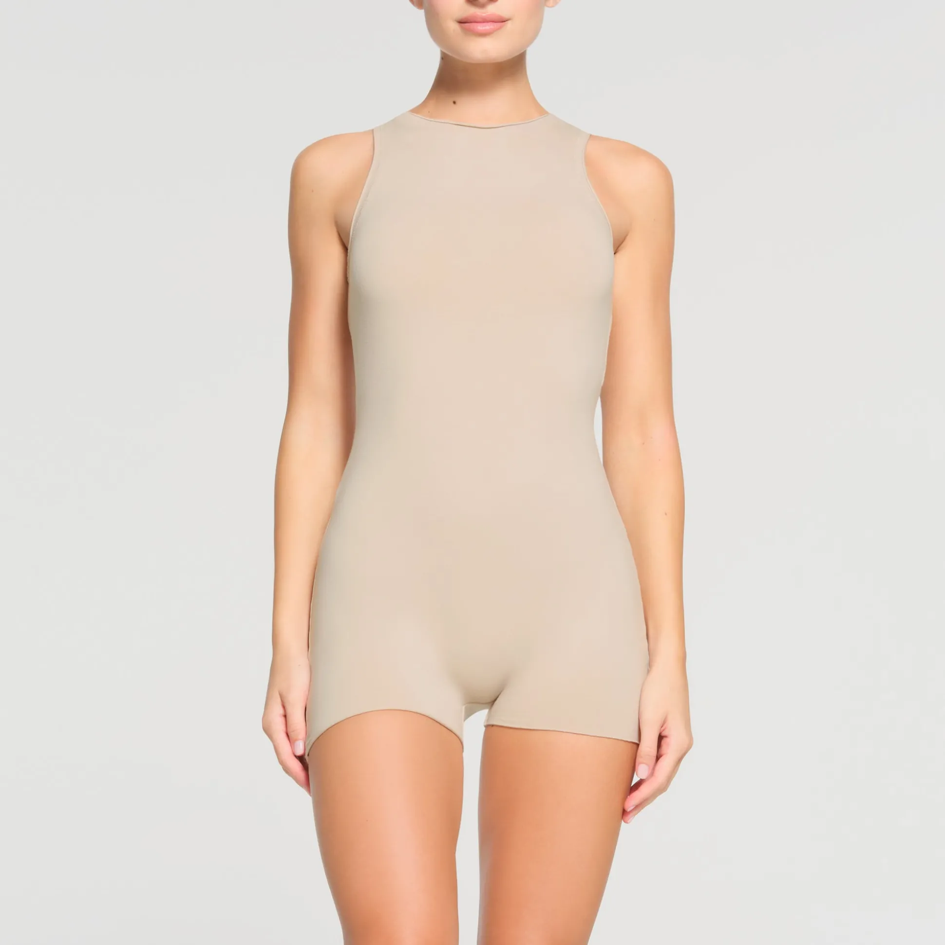 RAW EDGE ONESIE | STONE