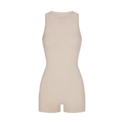 RAW EDGE ONESIE | STONE