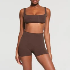 RAW EDGE SHORT | ESPRESSO