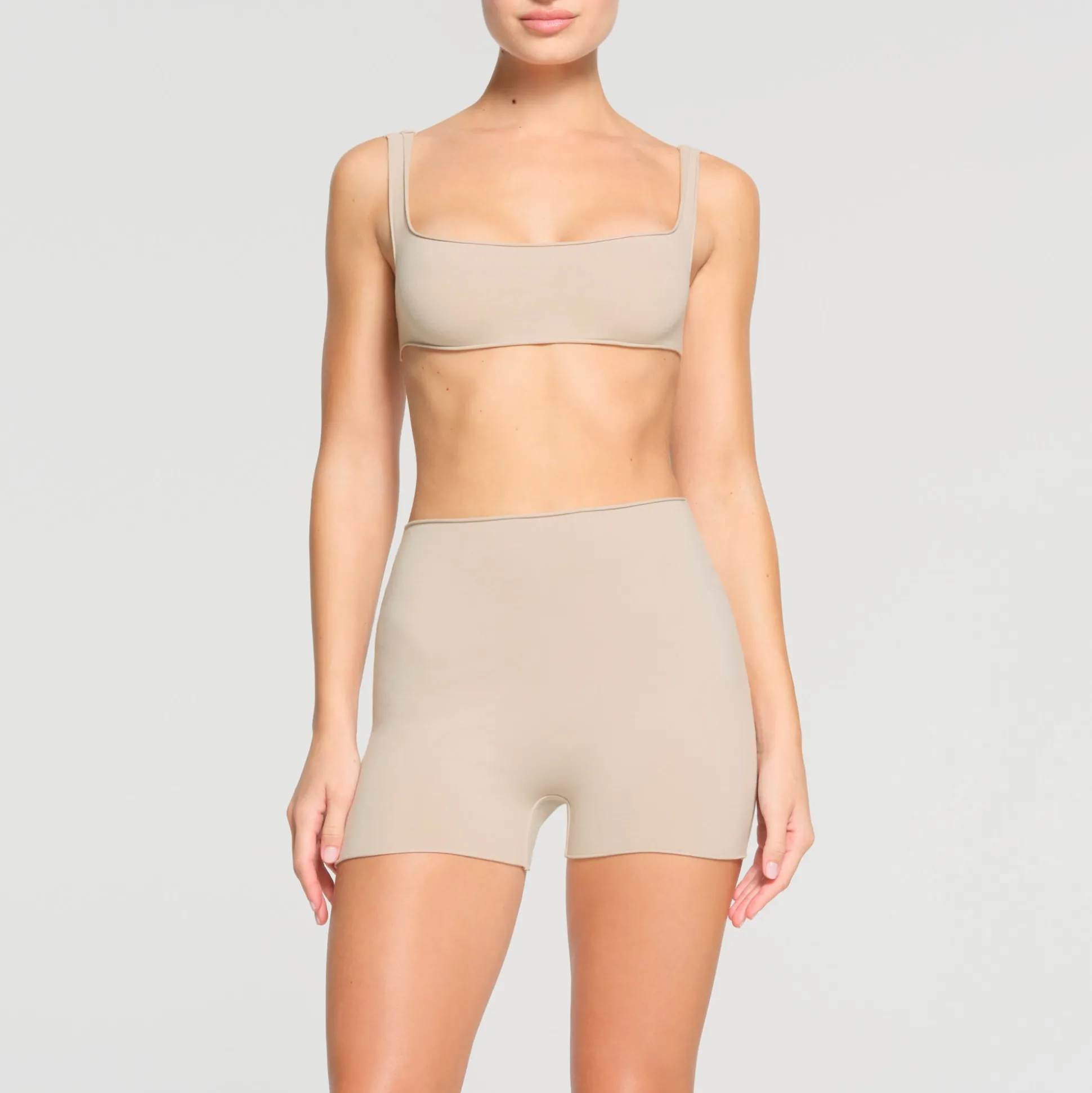 RAW EDGE SHORT | STONE