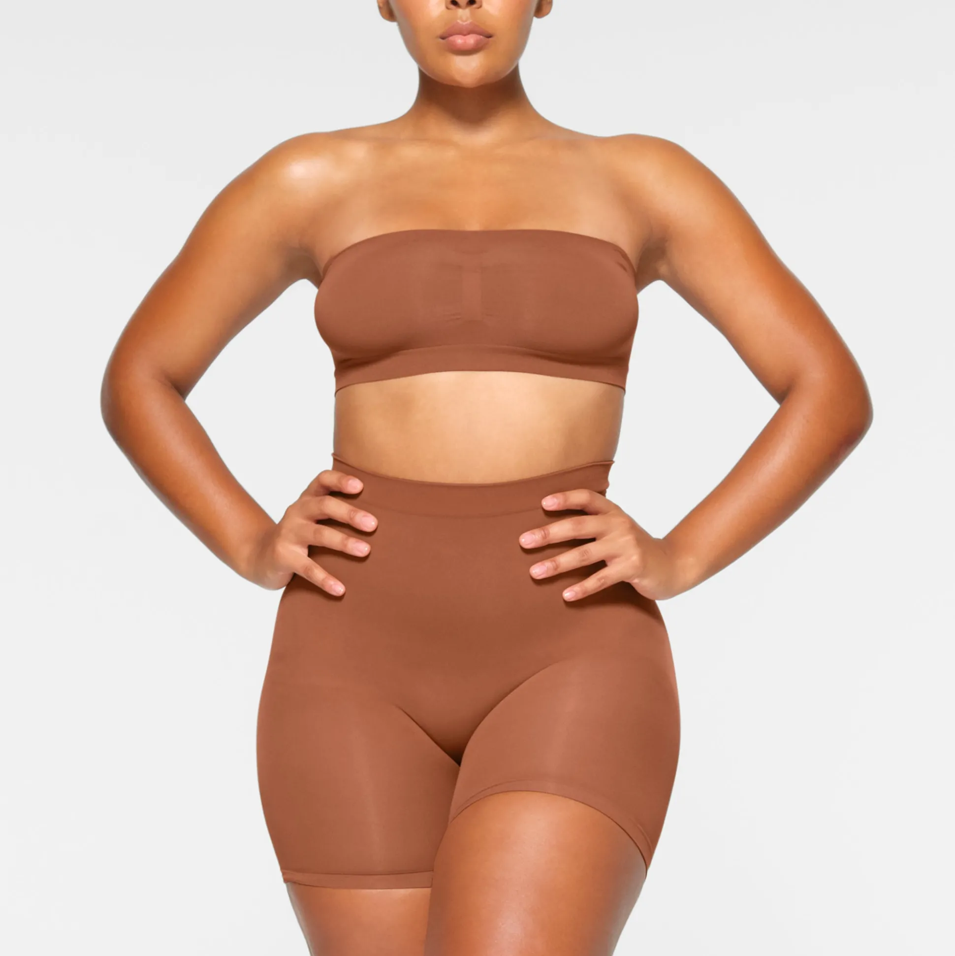 SEAMLESS SCULPT BANDEAU | BRONZE
