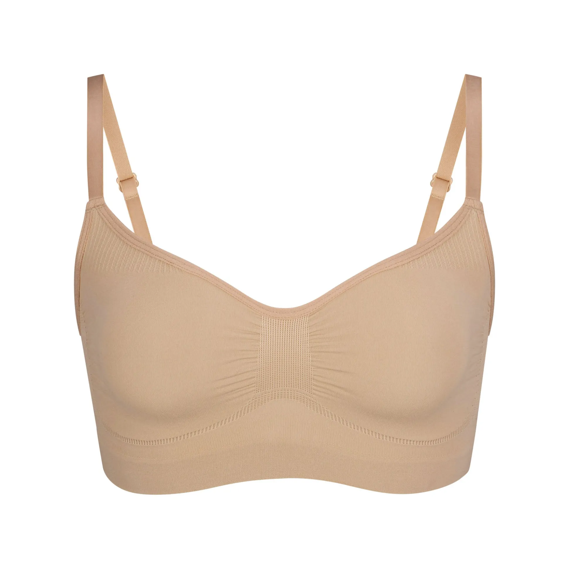SEAMLESS SCULPT BRALETTE | CLAY