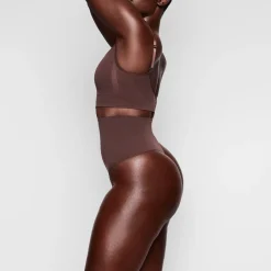 SEAMLESS SCULPT BRALETTE | COCOA