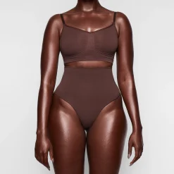 SEAMLESS SCULPT BRALETTE | COCOA