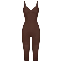 SEAMLESS SCULPT CATSUIT | COCOA