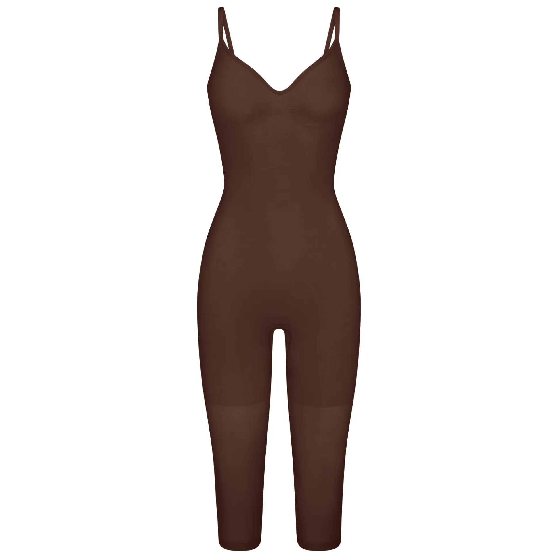 SEAMLESS SCULPT CATSUIT | COCOA