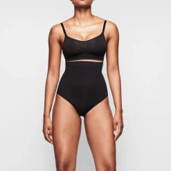 SEAMLESS SCULPT HIGH-WAISTED BRIEF | ONYX