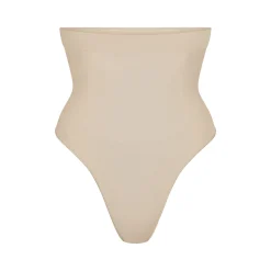 SEAMLESS SCULPT HIGH-WAISTED THONG | SAND